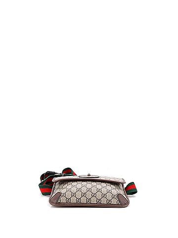Gucci Neo Vintage Flap Belt Bag GG Coated Canvas (view 2)