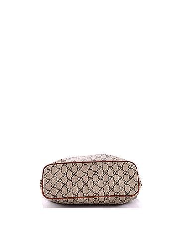 Gucci Convertible Soft Tote GG Coated Canvas with Leather Small (view 2)