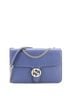 Gucci 100% Leather Blue Interlocking Shoulder Bag Leather Medium One size - photo 1