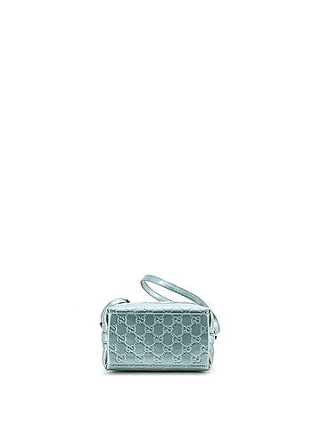 Gucci Emblem Bucket Bag GG Embossed Patent Small (view 2)