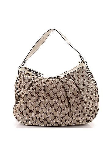 Gucci Sukey Hobo GG Canvas with Leather Medium (view 1)
