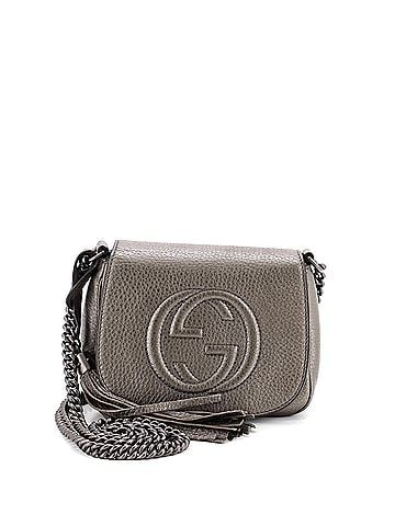 Gucci Soho Chain Crossbody Bag Leather Small (view 1)