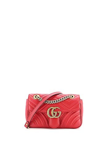 Gucci GG Marmont Flap Bag Matelasse Leather Mini (view 1)