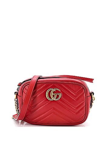 Gucci GG Marmont Shoulder Bag Matelasse Leather Mini (view 1)