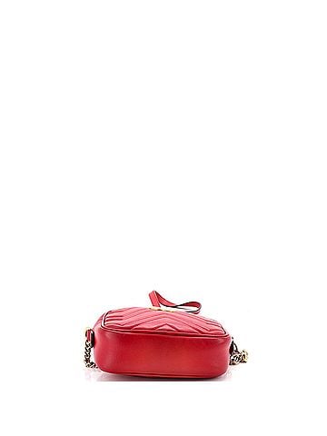 Gucci GG Marmont Shoulder Bag Matelasse Leather Mini (view 2)