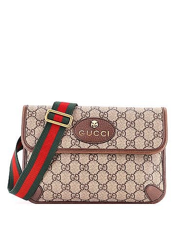 Gucci Neo Vintage Flap Belt Bag GG Coated Canvas (view 1)