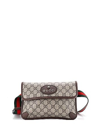 Gucci Neo Vintage Flap Belt Bag GG Coated Canvas (view 1)