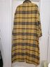 Topshop Plaid Yellow Black Gray Coat Size 8 - photo 6