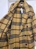 Topshop Plaid Yellow Black Gray Coat Size 8 - photo 7