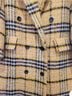 Topshop Plaid Yellow Black Gray Coat Size 8 - photo 9