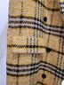 Topshop Plaid Yellow Black Gray Coat Size 8 - photo 12