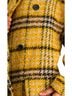 Topshop Plaid Yellow Black Gray Coat Size 8 - photo 10