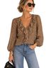 J.Crew Factory Store Factory Animal Print Blouse Blouse - photo 1