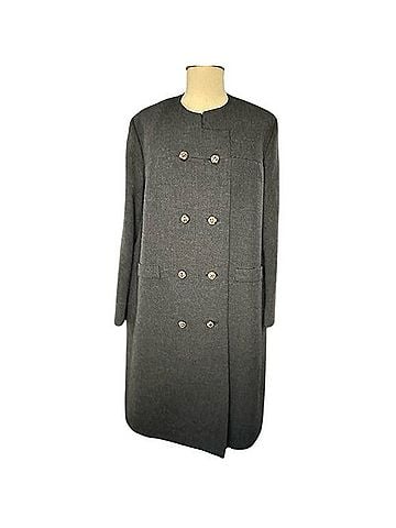 Sycamore Vintage Gray Double-Breasted Coat Coat (view 2)