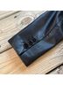 Zara 100% Recycled Polyester Solid Black Blazer Size M - photo 7