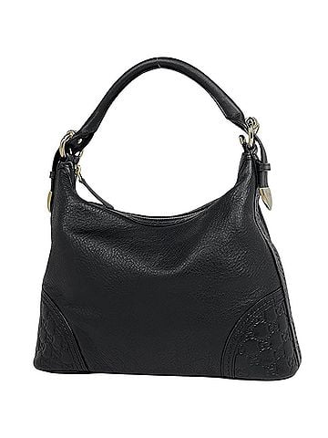Gucci Gucci GUCCI Shoulder Bag Guccissima Leather Black 181515 Women's (view 1)