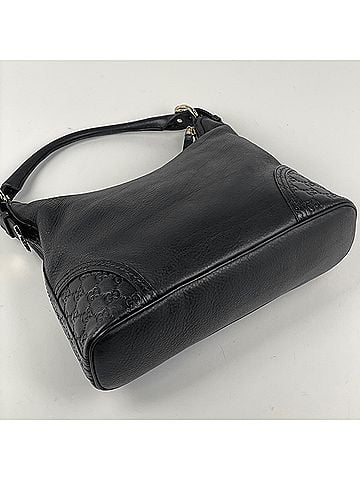 Gucci Gucci GUCCI Shoulder Bag Guccissima Leather Black 181515 Women's (view 2)