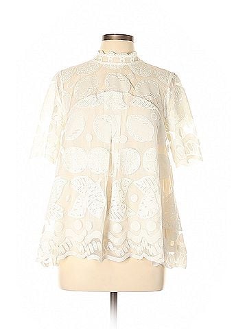 HD in Paris Hd In Paris Short Sleeve Blouse (view 1)
