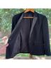 Rag & Bone Solid Black Jacket Size 2 - photo 4