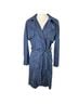 Chico's Blue Trenchcoat Size S - photo 1
