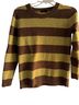 J.Crew Stripes Brown Yellow Pullover Sweater Size M - photo 1