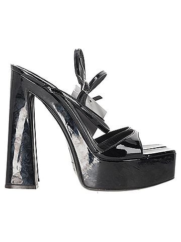 Giuseppe Zanotti Giuseppe Zanotti Sylvy Platform Sandals in Black Patent Leather (view 1)