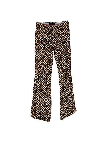 ETRO Etro Graphic-Print Straight-Leg Trousers in Multicolor Velvet (view 1)