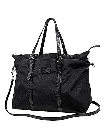 Gucci Gucci GUCCI Tote Bag GG Pattern 2-Way Nylon Black 510332 Women's (view 1)