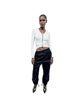 Zara parachute pants Cargo Pants (view 1)