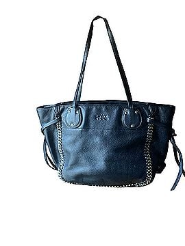 Coach Coach Tatum Tote in Black Leather with Whiplash and Chain Detail Leather Tote (view 2)