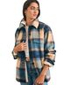 Faherty Plaid Blue Tan Orange Coat Size XS - photo 2