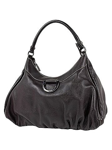 Gucci Gucci Abbey Leather Shoulder Bag, Brown, 327786, Women's (view 1)