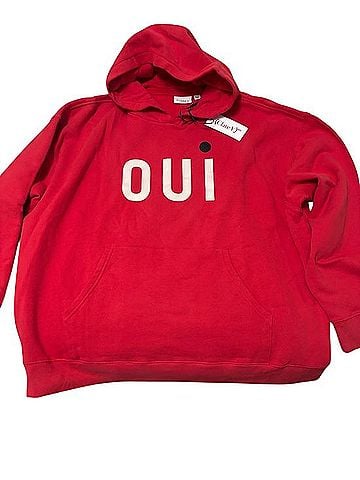 Clare V. Oui Hoodie Sweatshirt (view 1)