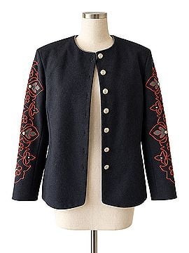 Double D Ranch Embroidered Western Jacket Wool Blazer (view 1)