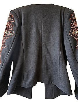Double D Ranch Embroidered Western Jacket Wool Blazer (view 2)