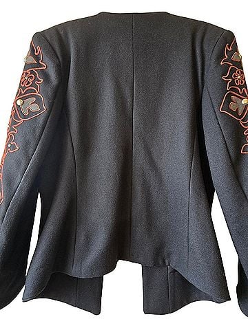 Double D Ranch Embroidered Western Jacket Wool Blazer (view 2)