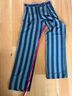 MSGM 100% Silk Stripes Green Silk Pants Size 27 waist - photo 5