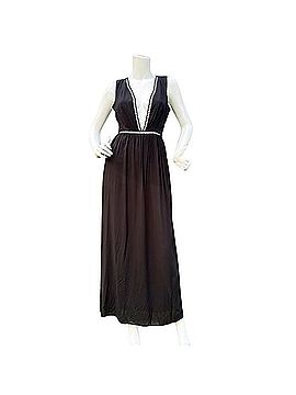 TOBI 90s V-Neck Maxi Length Dress Casual Dress (view 2)