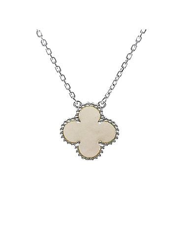 Van Cleef & Arpels Van Cleef &amp; Arpels Vintage Alhambra Necklace Yellow Gold (18K) Mother Of Pearl Men,Women Fashion Necklace (Gold) (view 1)