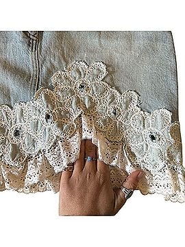 RoccoBarocco Denim Skirt (view 2)