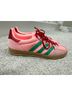 Adidas Pink Green Red Sneakers Size 9 1/2 - photo 3