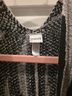 Chico's Print Black Gray Poncho One size - photo 3