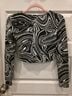 Zara Print Black White Casual Sweaters Size S - photo 3