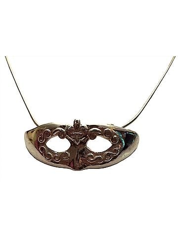Madison Women's Masquerade Pendant in Silver (view 1)