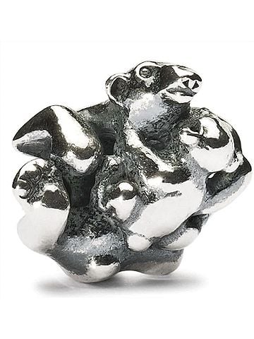 Trollbeads Women's Polar Bear & Baby Bead Charm (view 1)