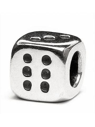 Trollbeads Women's Dice Bead Charm (view 1)