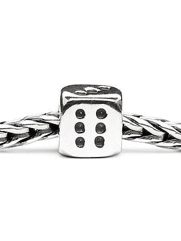 Trollbeads Women's Dice Bead Charm (view 2)