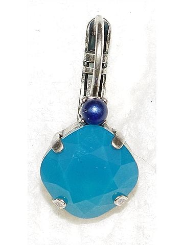 Mariana Women's Carribbean Blue Earrings in Blue/ Navy (view 1)