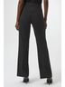 Joseph Ribkoff Solid Black Split Front Twill Pull On Straight Pants in Black Size 10 - photo 3