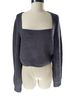 Zara Knit Square Neck Cropped Pullover Sweater - photo 1